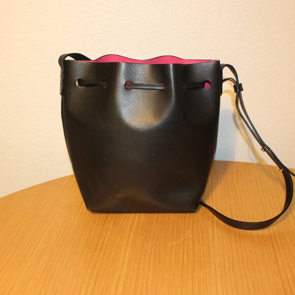 Mansur Gavriel Leather Bucket Bag - Picture 1 of 5